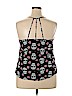 No Boundaries 100% Rayon Black Sleeveless Blouse Size 19 - photo 2