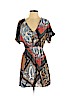 H&M 100% Viscose Blue Casual Dress Size 4 - photo 1