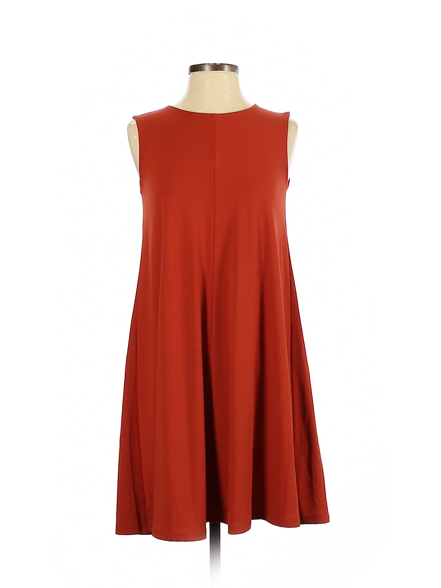 Uniqlo Women Orange Casual Dress XS | eBay