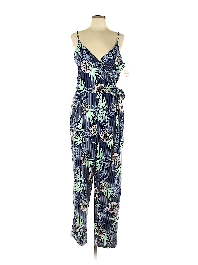 Just Be... Blue Jumpsuit Size XL - photo 1