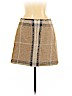 Burberry 100% Wool Tan Wool Skirt Size 6 - photo 2