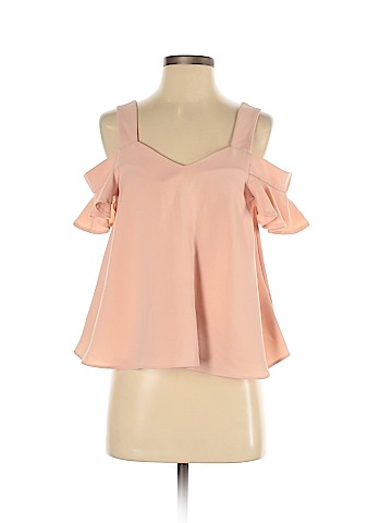 Topshop Short Sleeve Blouse (view 1)