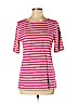 Ann Taylor LOFT 100% Cotton Pink 3/4 Sleeve Top Size M - photo 1