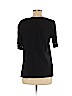 Ann Taylor LOFT 100% Cotton Black Short Sleeve Top Size M - photo 2