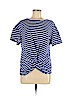 A New Day 100% Cotton Blue Short Sleeve Top Size M - photo 1