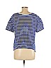 A New Day 100% Cotton Blue Short Sleeve Top Size M - photo 2