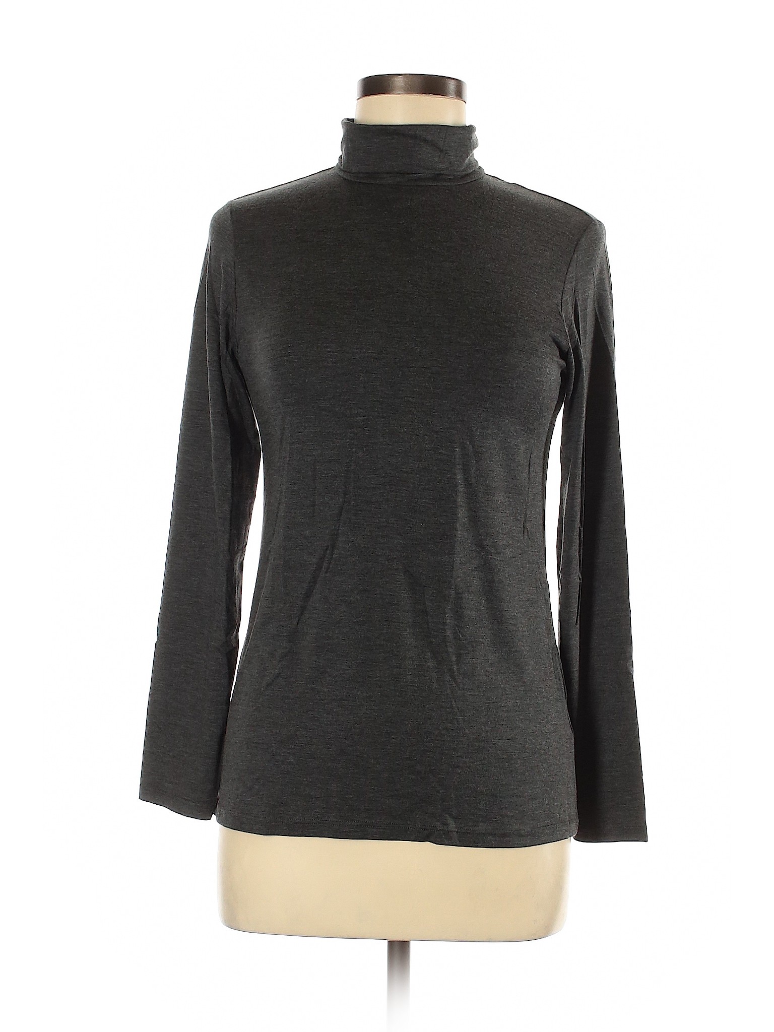 Uniqlo Women Gray Turtleneck Sweater L | eBay