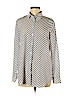 Banana Republic 100% Polyester White Long Sleeve Blouse Size M - photo 1
