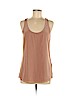 Reiss 100% Silk Tan Sleeveless Silk Top Size M - photo 1
