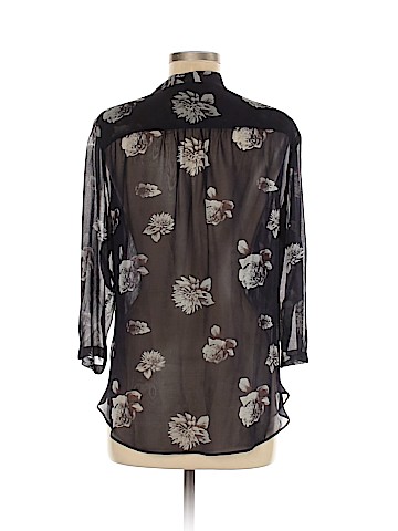 Babaton Long Sleeve Silk Top (view 2)