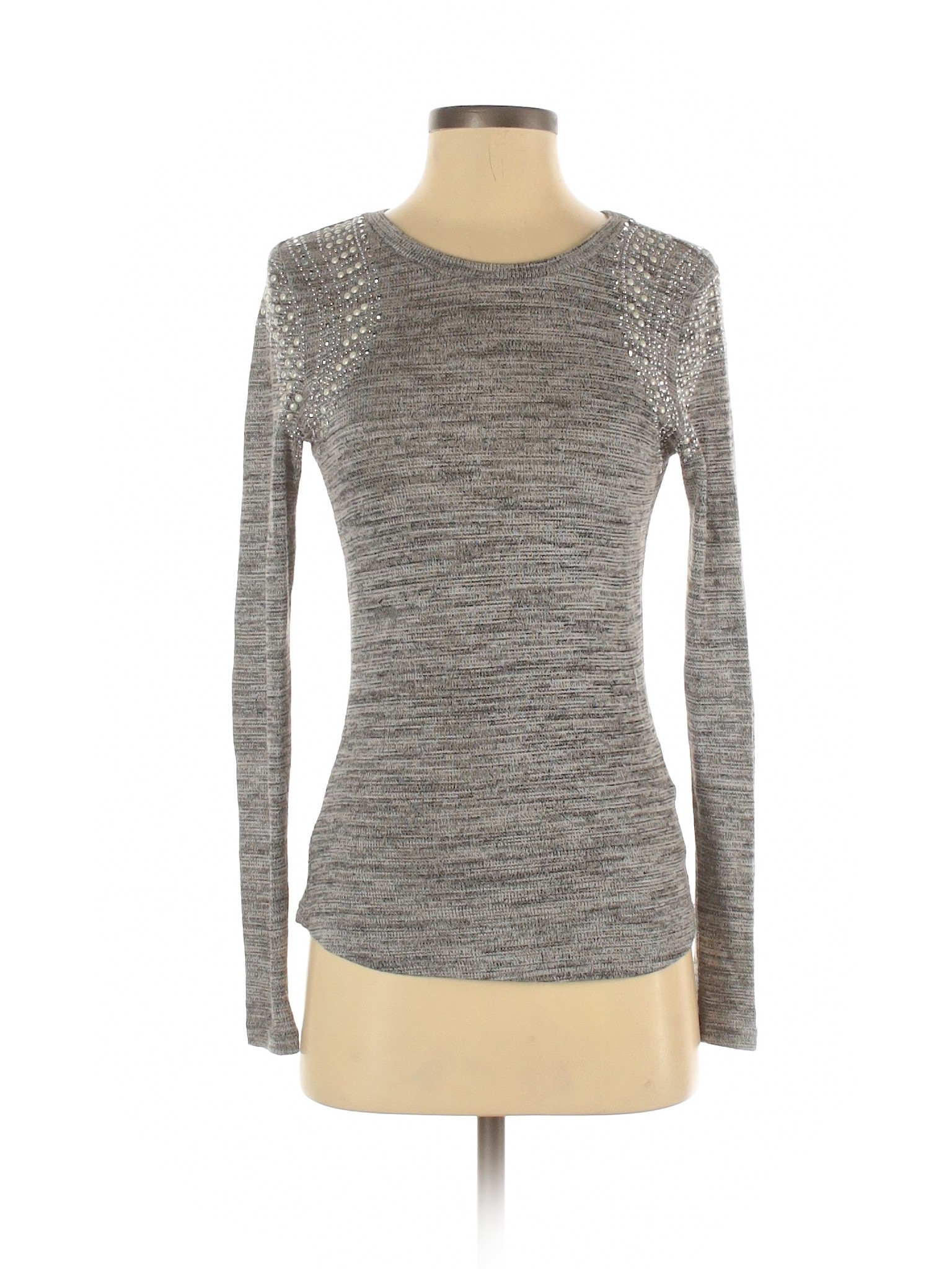 Cherry Women Gray Pullover Sweater XS | eBay