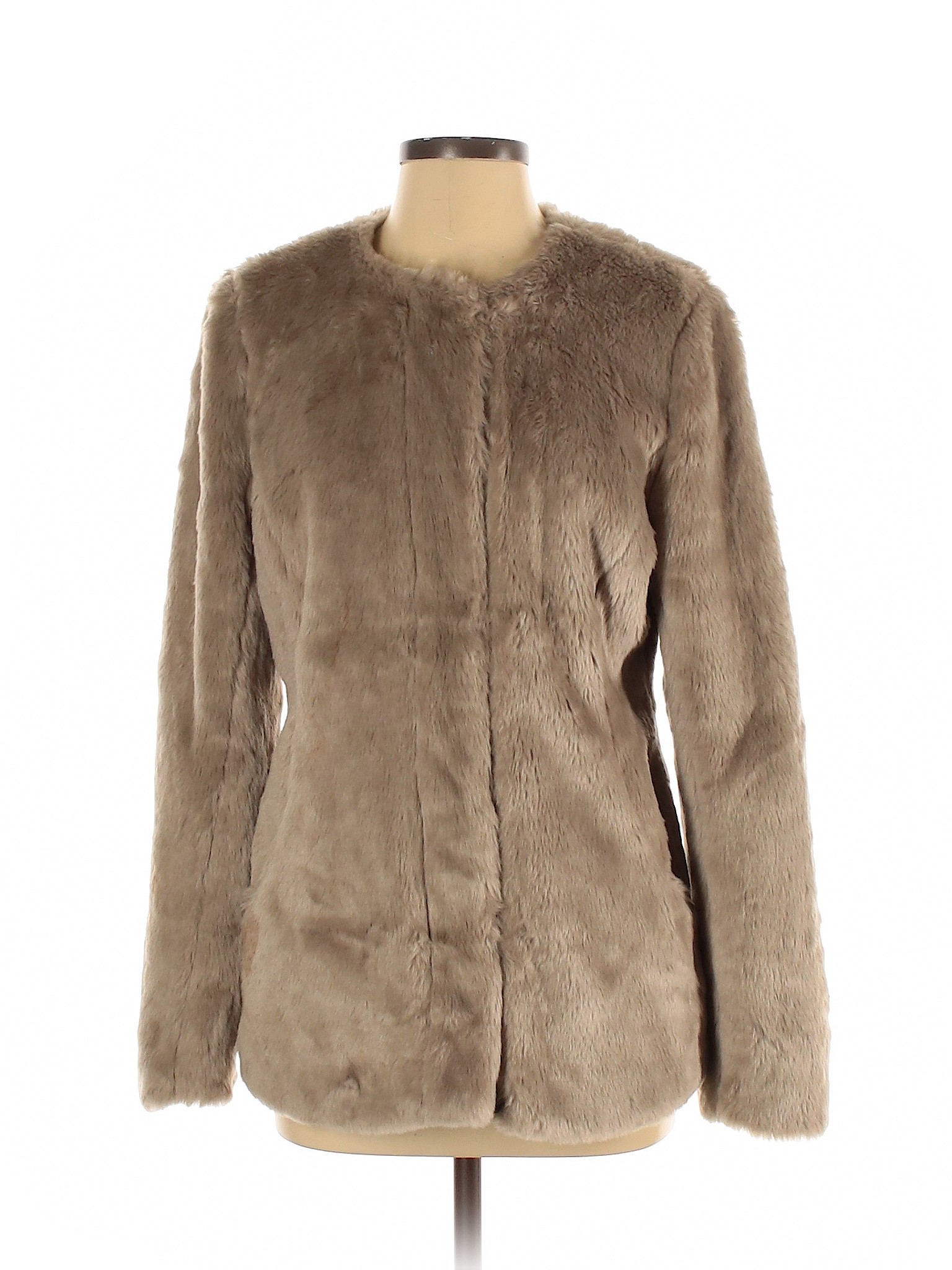 faux fur coat gap