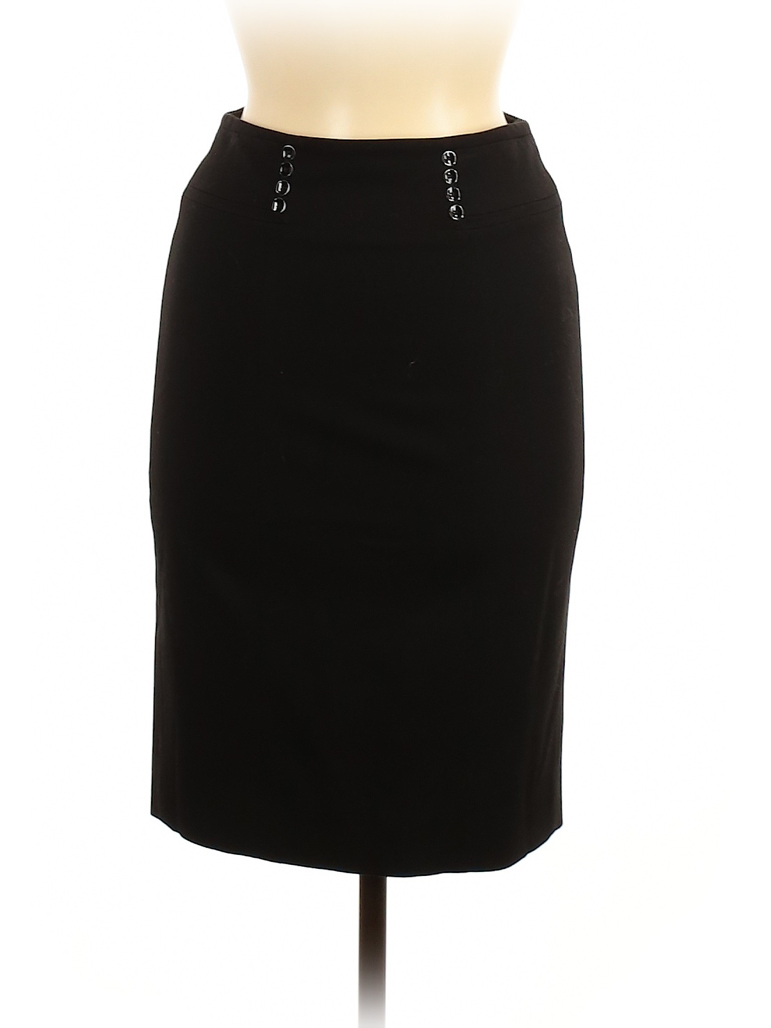 White House Black Market Women Black Casual Skirt 00 | eBay