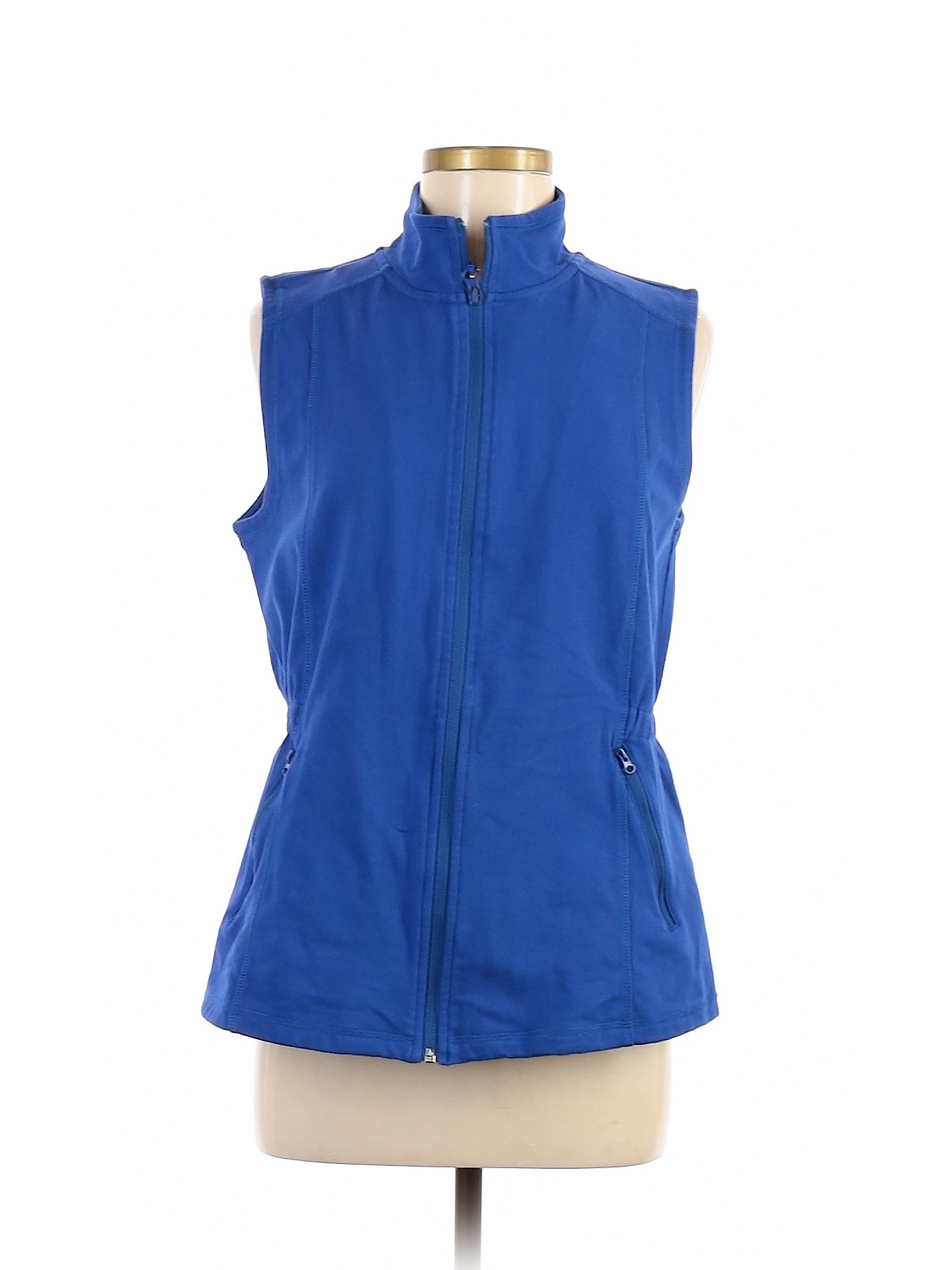 T by Talbots Women Blue Vest M eBay
