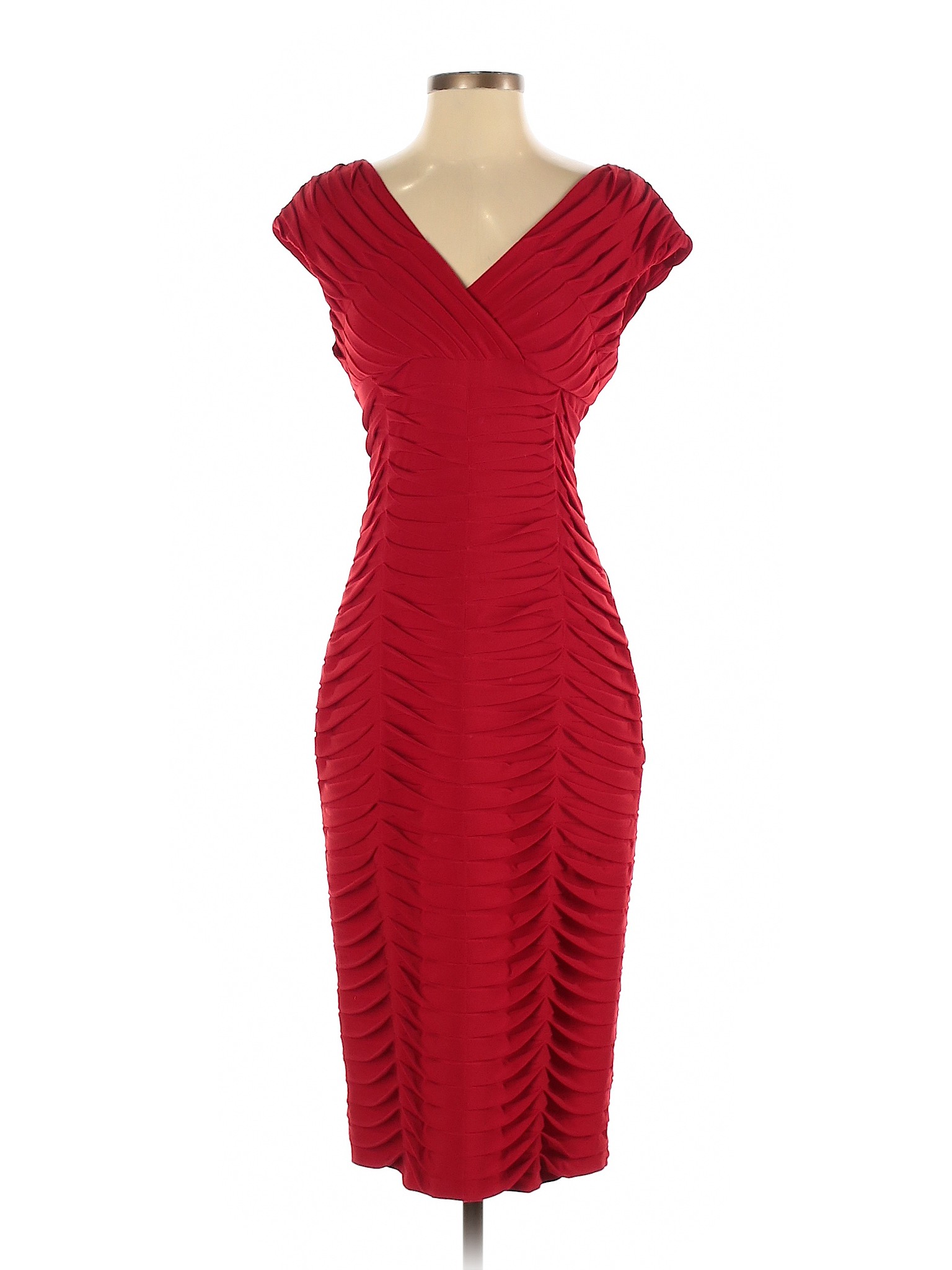 Adrianna Papell Women Red Cocktail Dress 4 | eBay