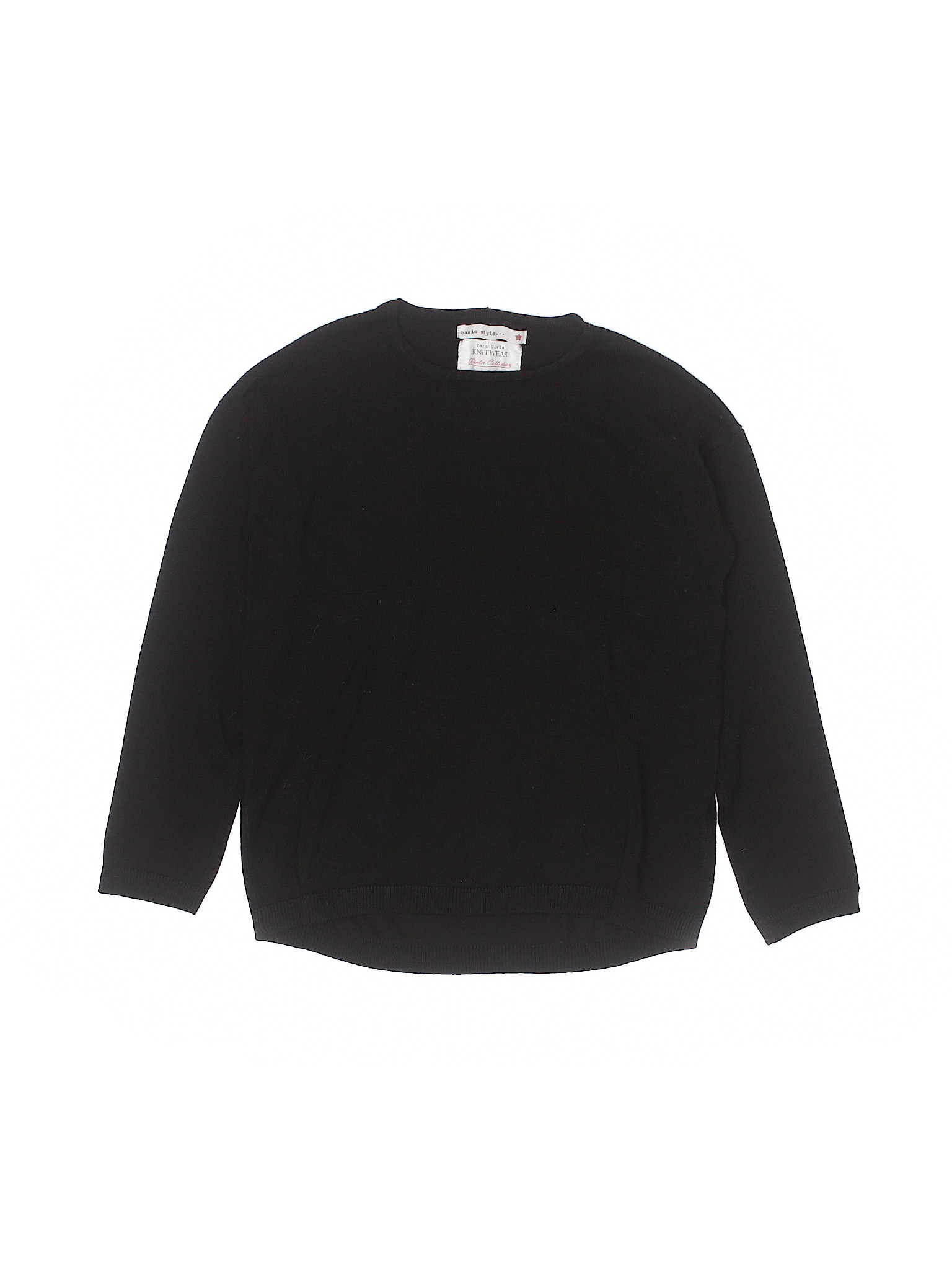 Zara Girls Black Pullover Sweater 7 | eBay
