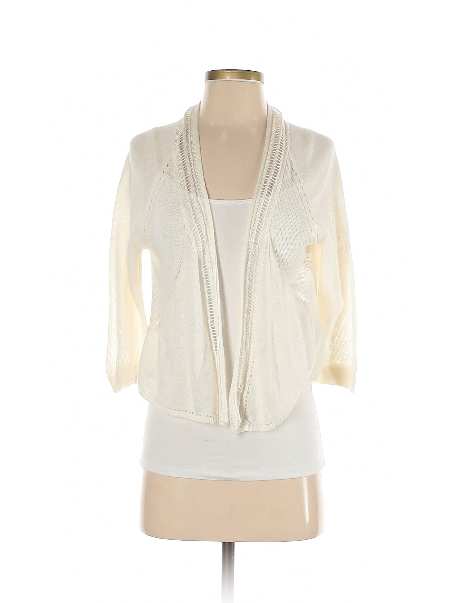 Knitted & Knotted Women Ivory Cardigan S | eBay