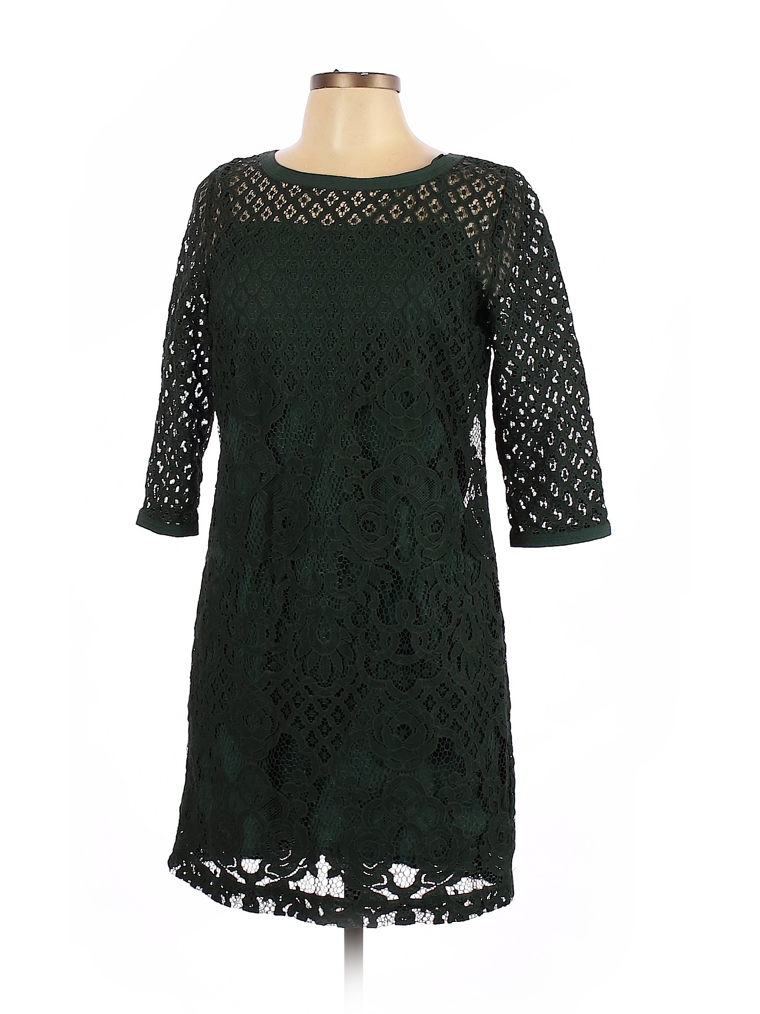 Ann Taylor LOFT Women Green Casual Dress 6 | eBay