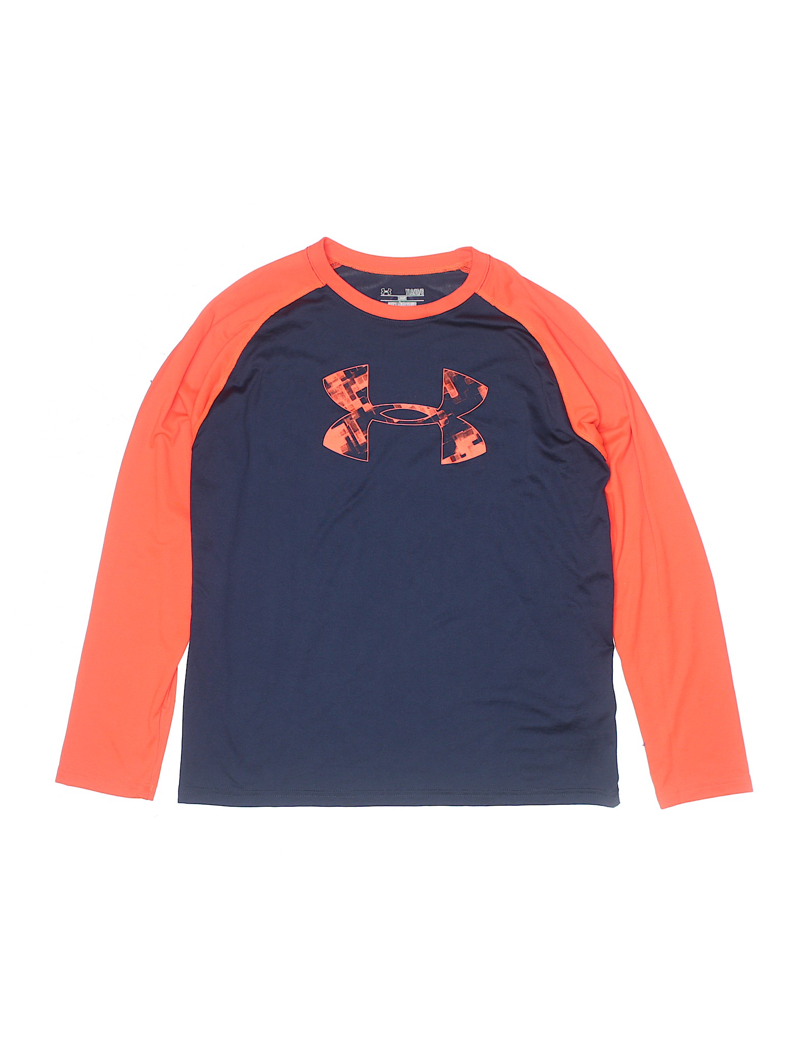 Under Armour Boys Orange Active T-Shirt L Youth | eBay