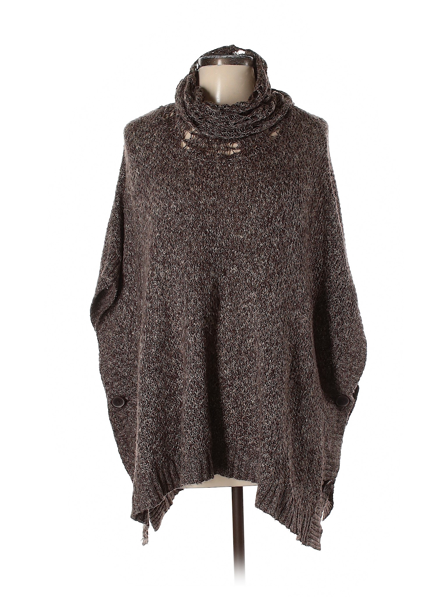 Maurices Brown Poncho Size L - 73% off | thredUP
