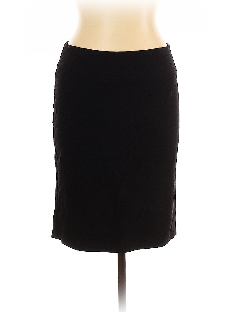 SOHO Apparel Ltd Solid Black Casual Skirt Size L - 70% off | thredUP