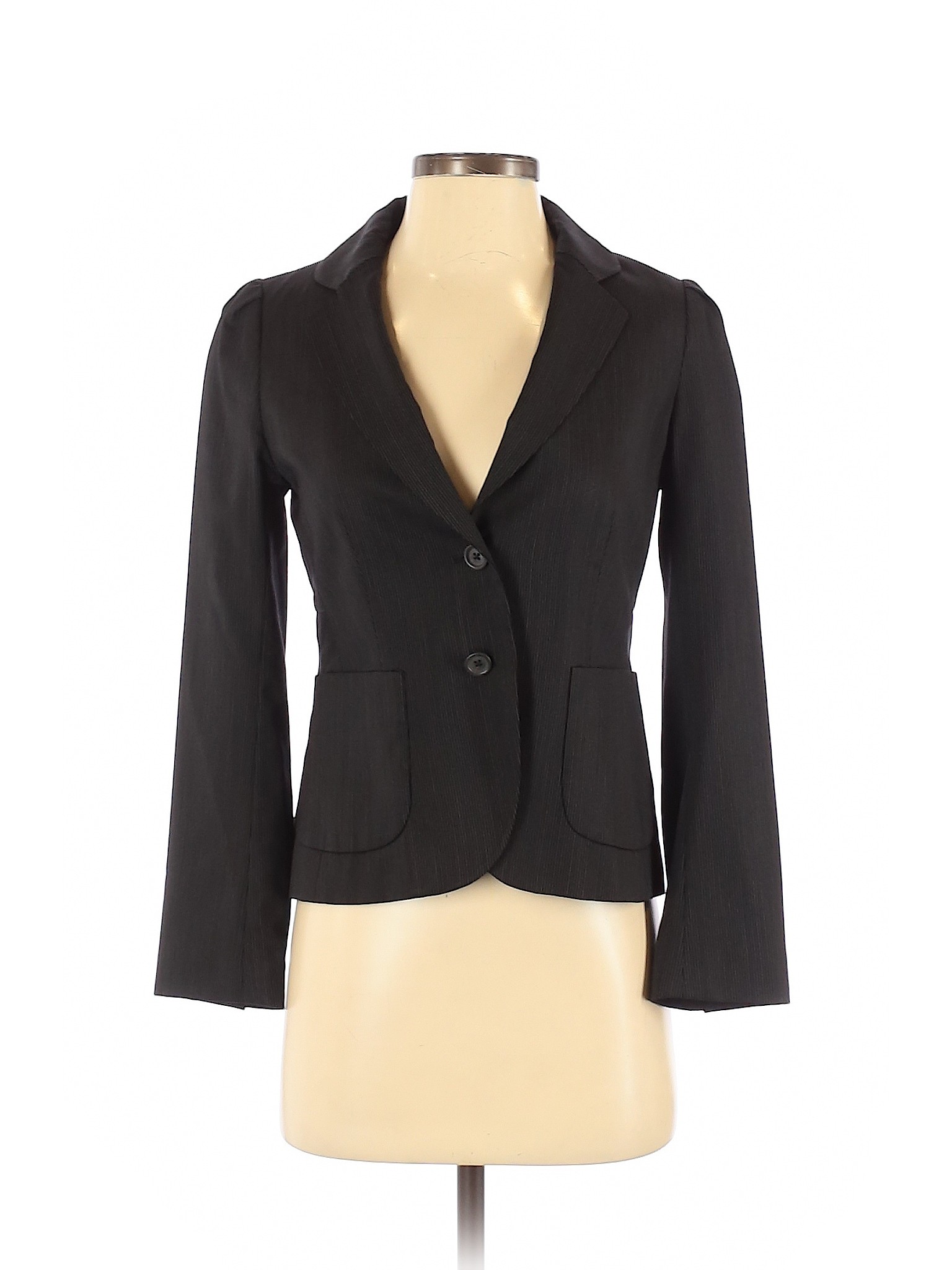 Banana Republic Women Black Wool Blazer 0 Petites | eBay