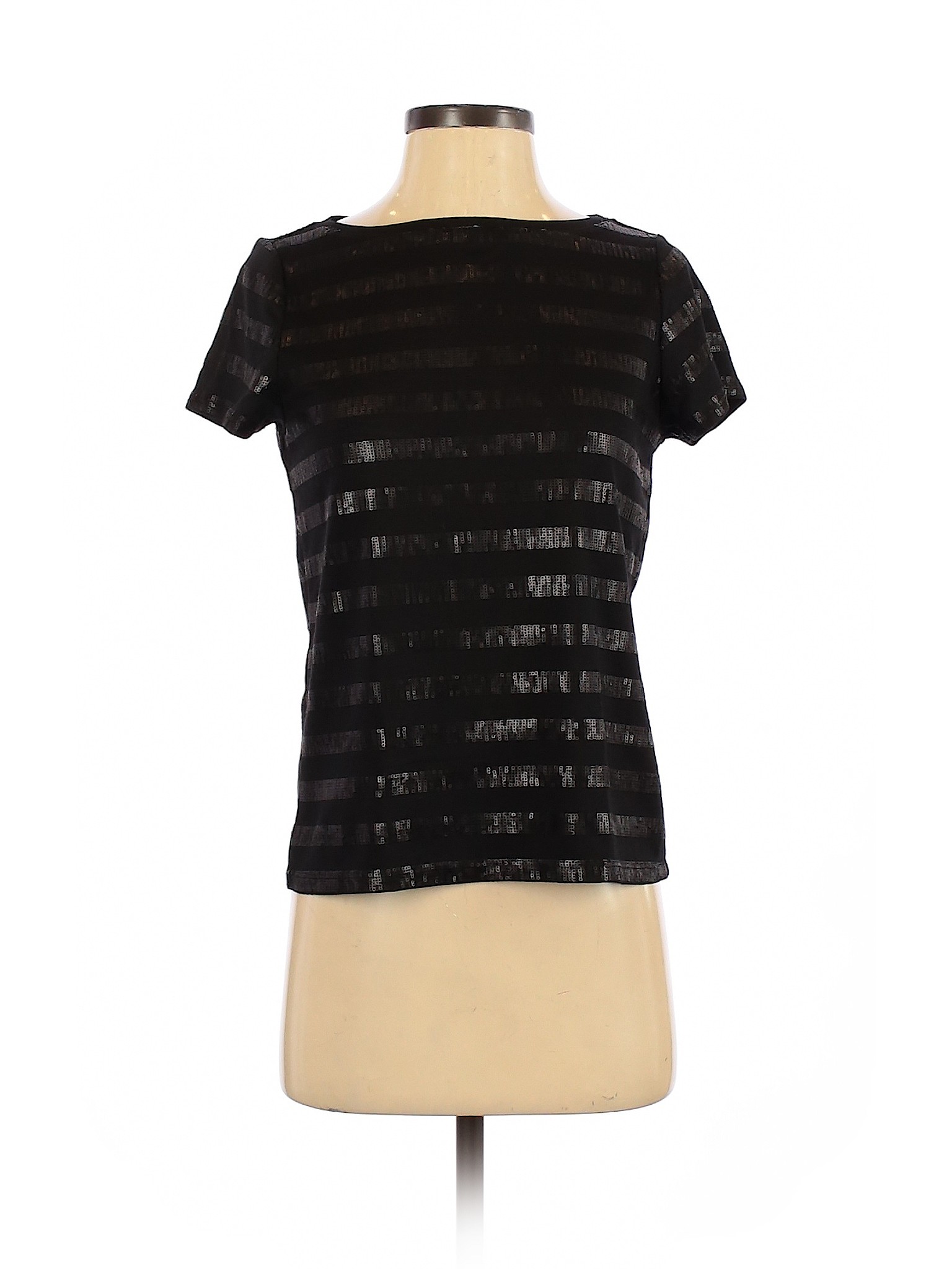 Talbots Women Black Short Sleeve T-Shirt S | eBay
