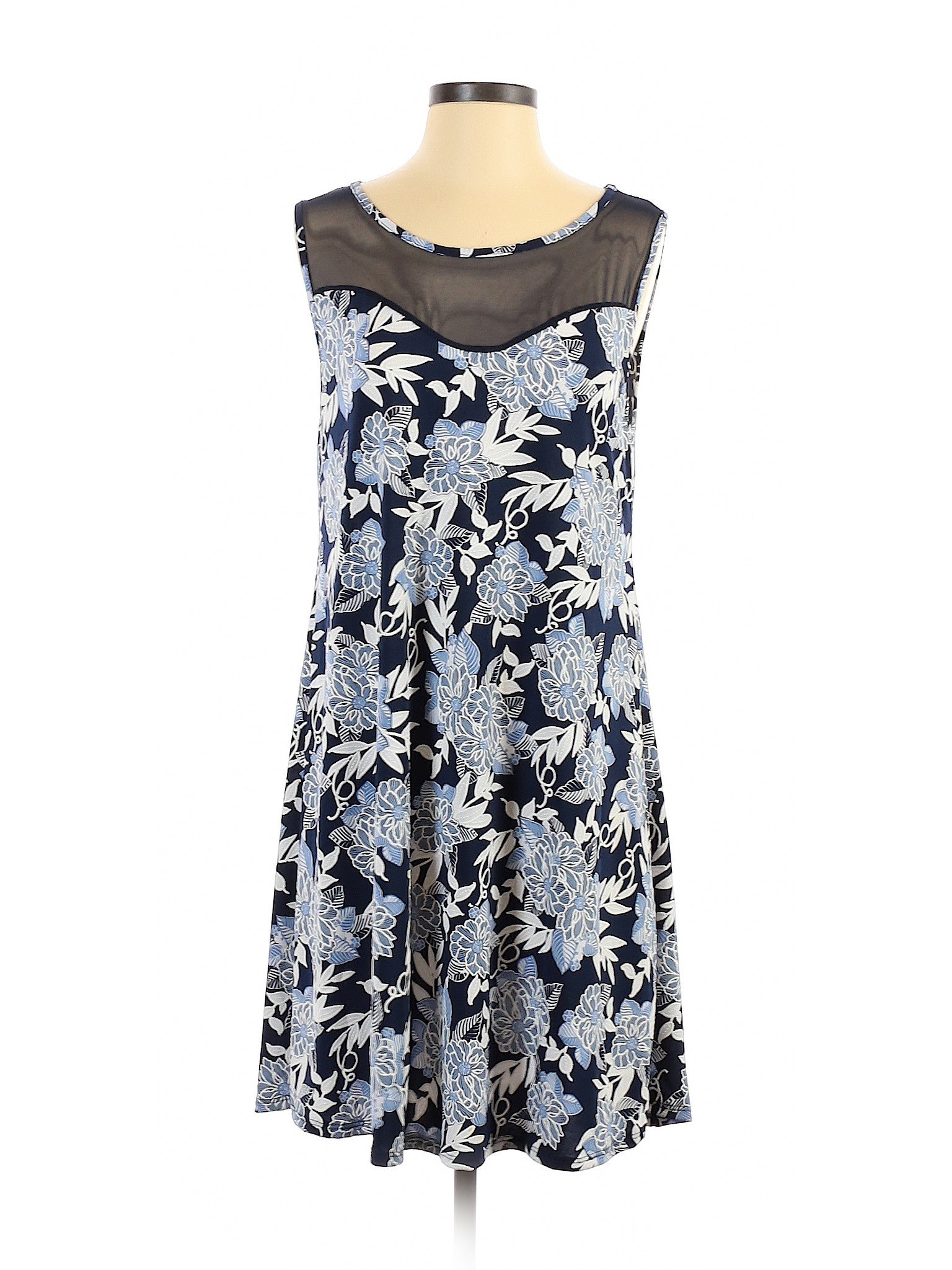 SJS Women Blue Casual Dress M | eBay