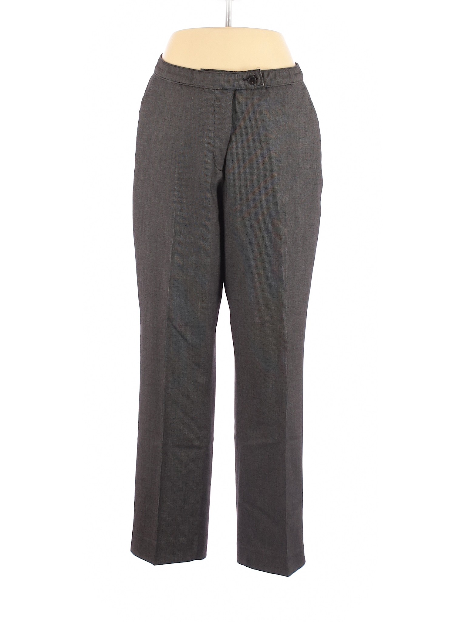 Investments II Women Gray Dress Pants 14 | eBay