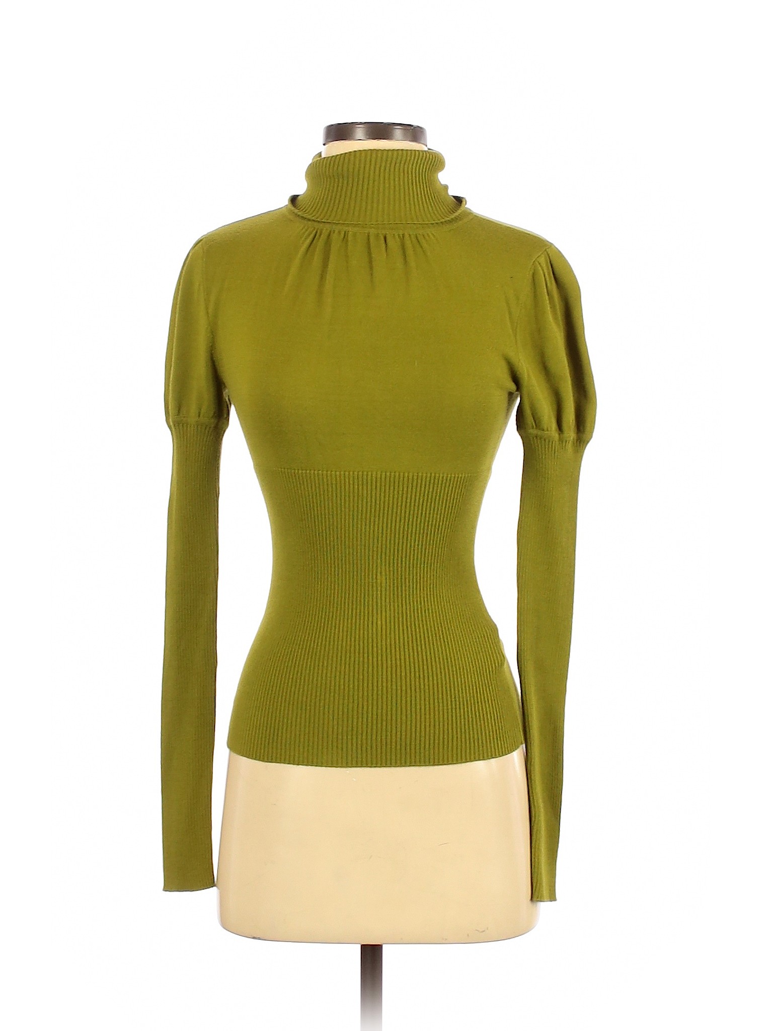 Gianni Women Green Turtleneck Sweater XS | eBay