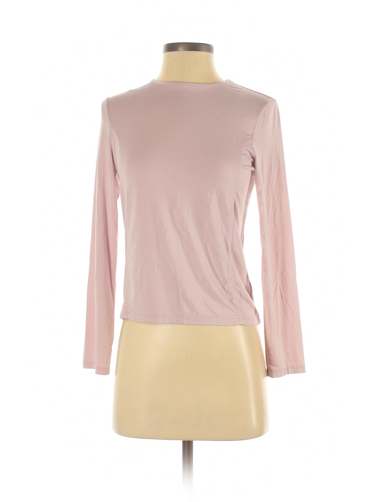 Anne Klein Women Pink Long Sleeve T-Shirt S Petites | eBay