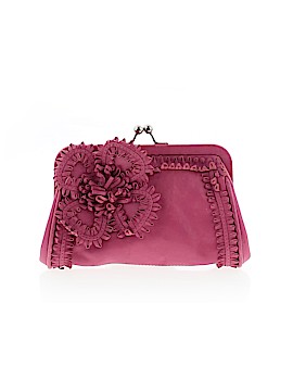 Isabella Fiore Leather Clutch