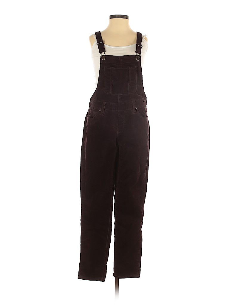 Universal Thread Brown Burgundy Overalls Size 00 46 off thredUP