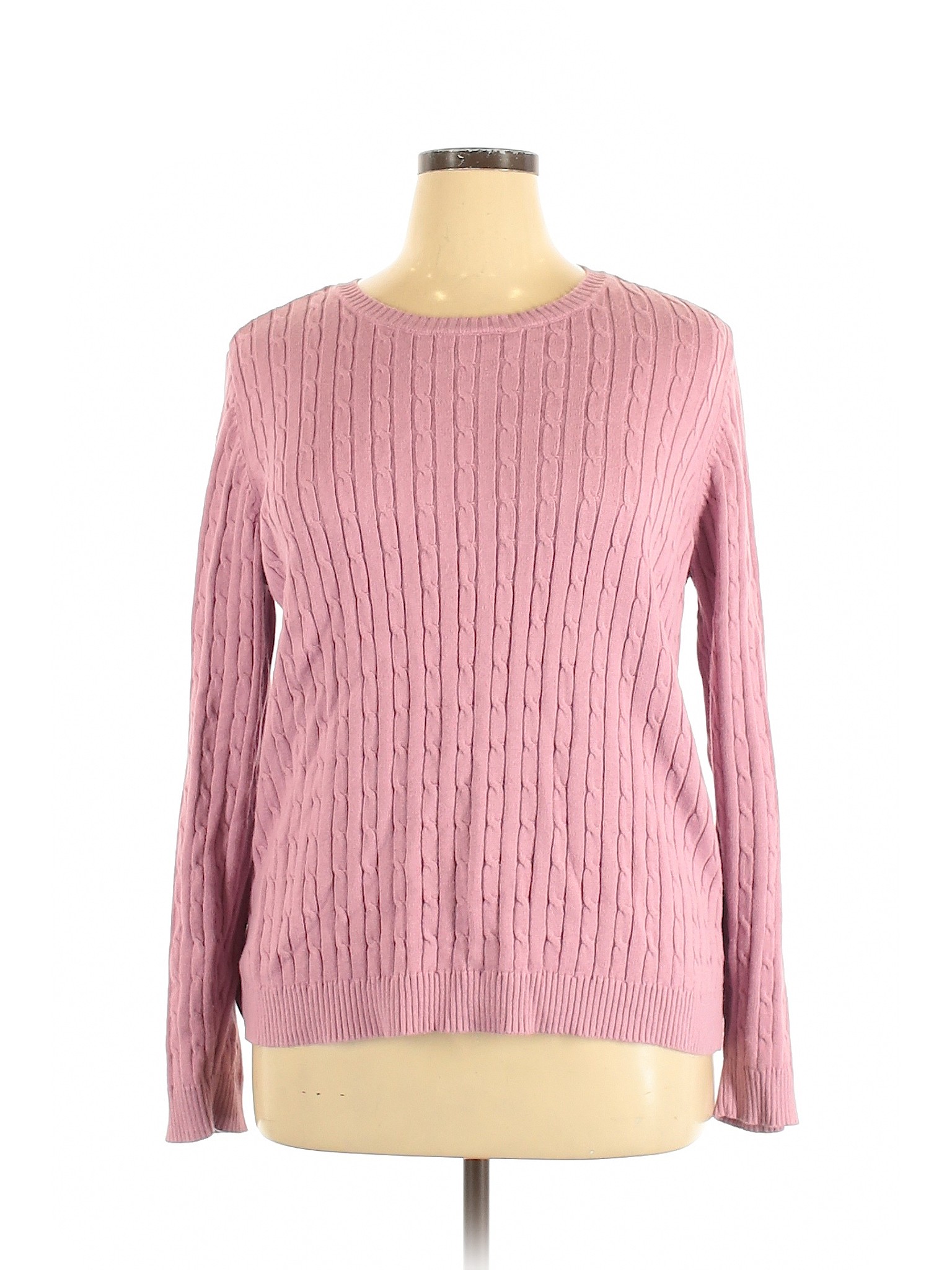 Croft & Barrow Women Pink Pullover Sweater XL | eBay