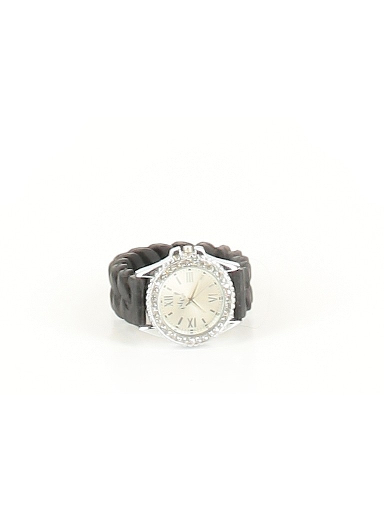solid black watch