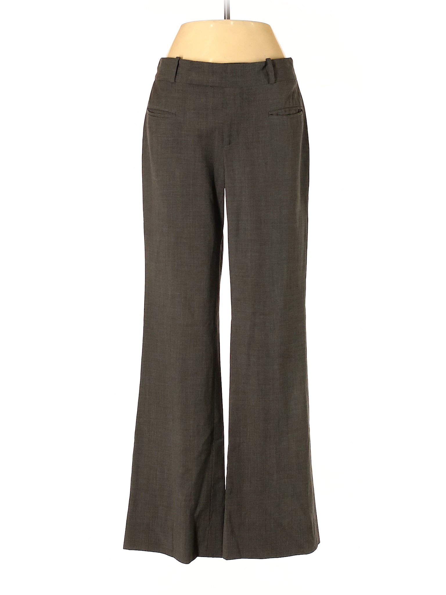 Club Monaco Women Gray Wool Pants 0 | eBay