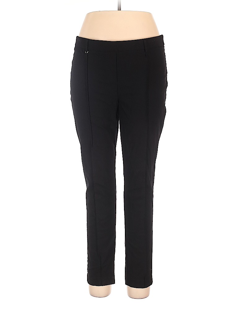 89th & Madison Solid Black Casual Pants Size XL (Petite) - 81% off ...