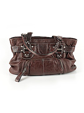 B Makowsky Leather Shoulder Bag