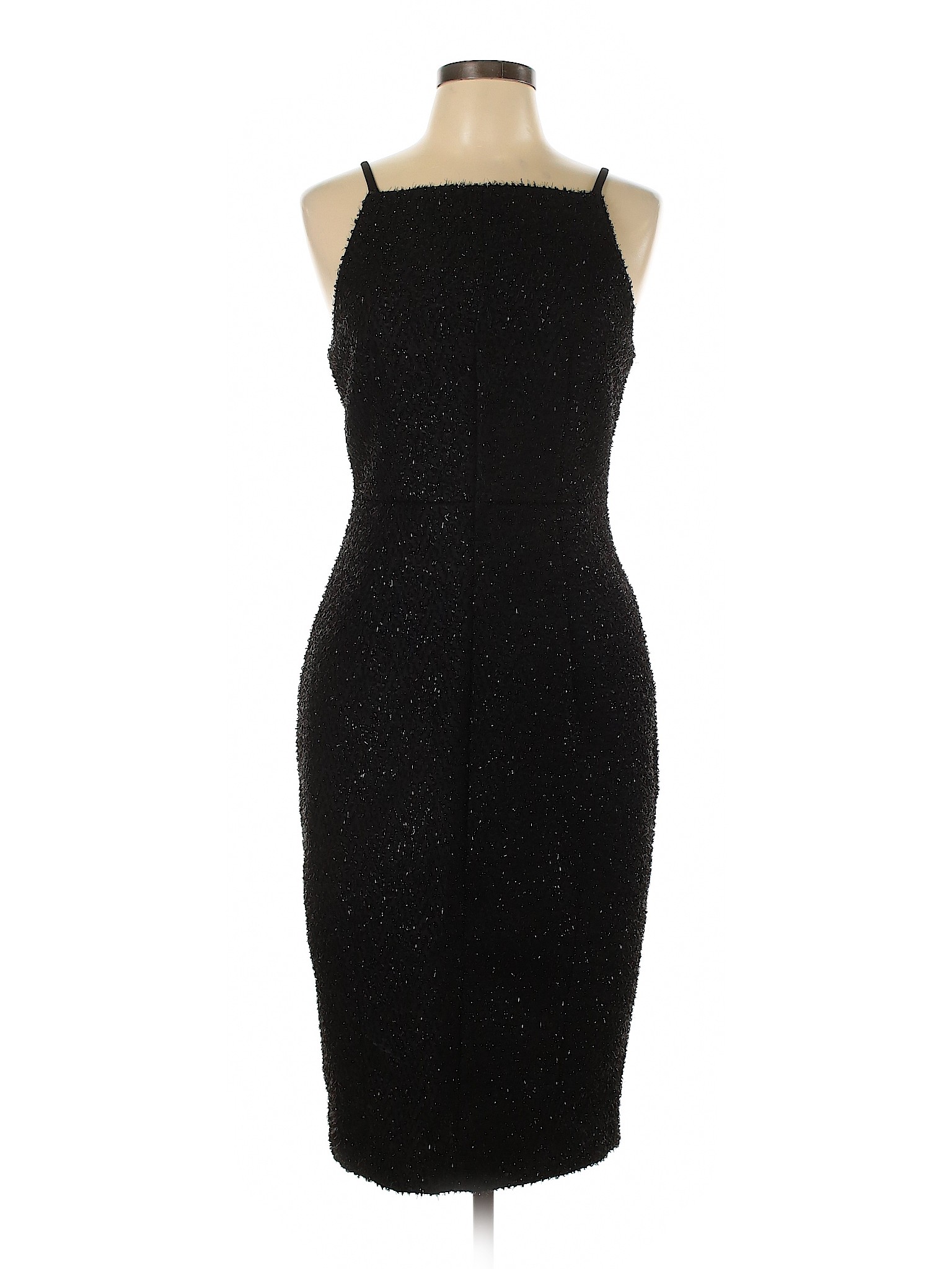 h&m black cocktail dress