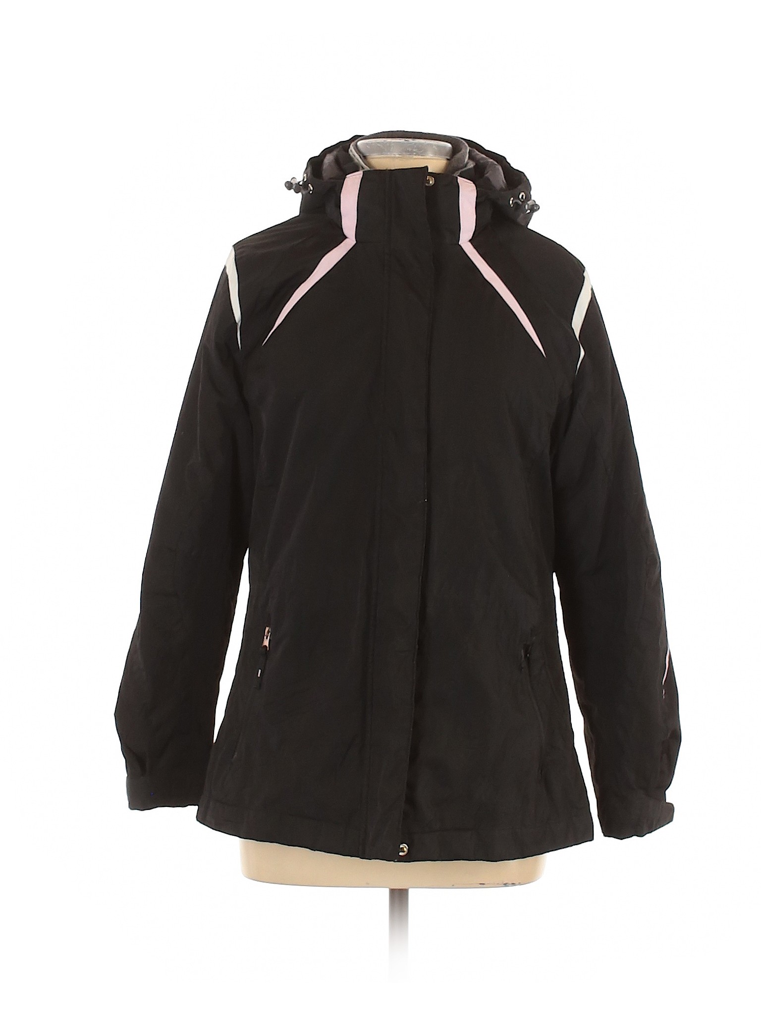 assorted-brands-women-black-snow-jacket-m-ebay