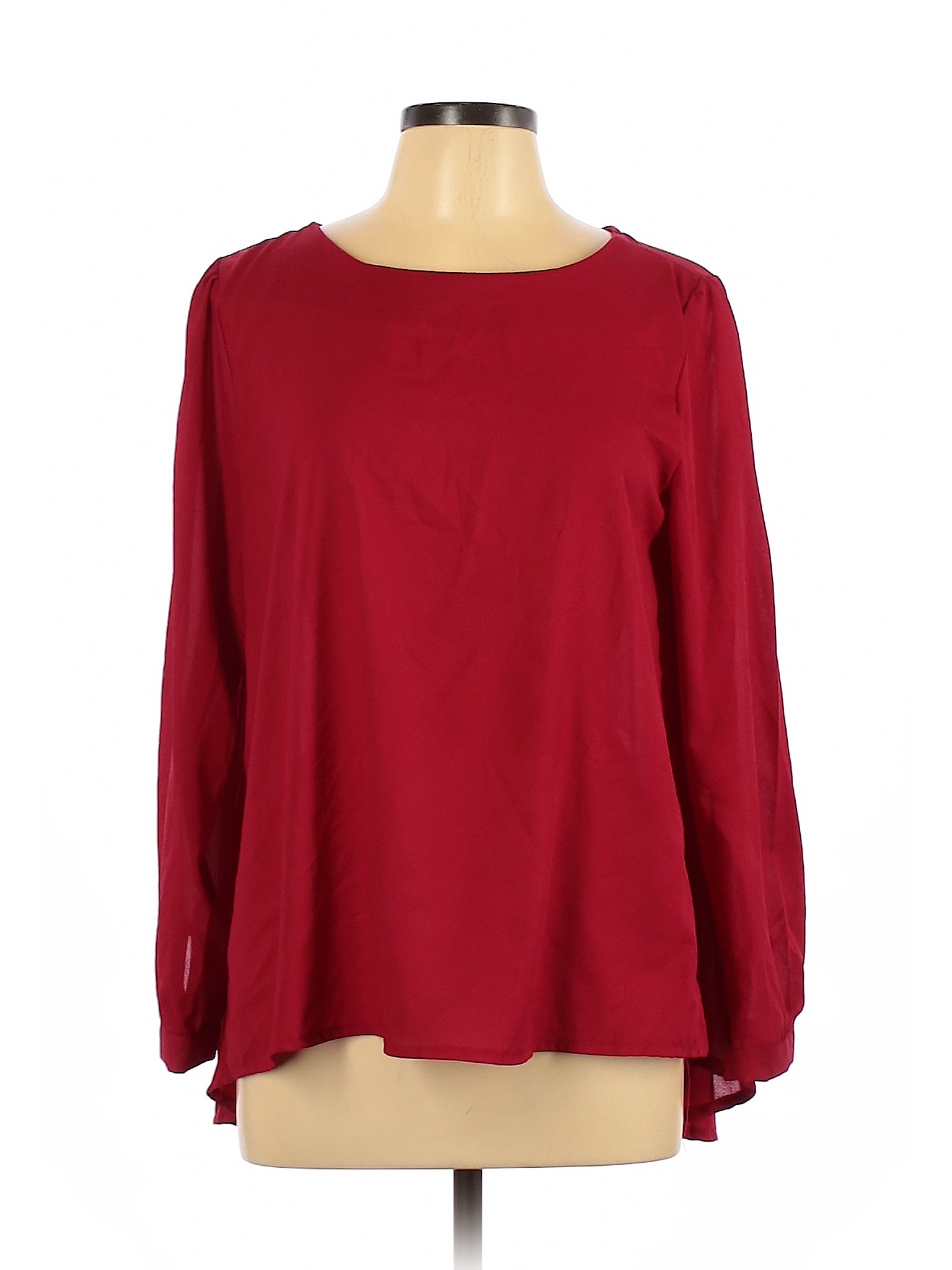 Zanzea Collection Women Red 3/4 Sleeve Blouse 12 | eBay