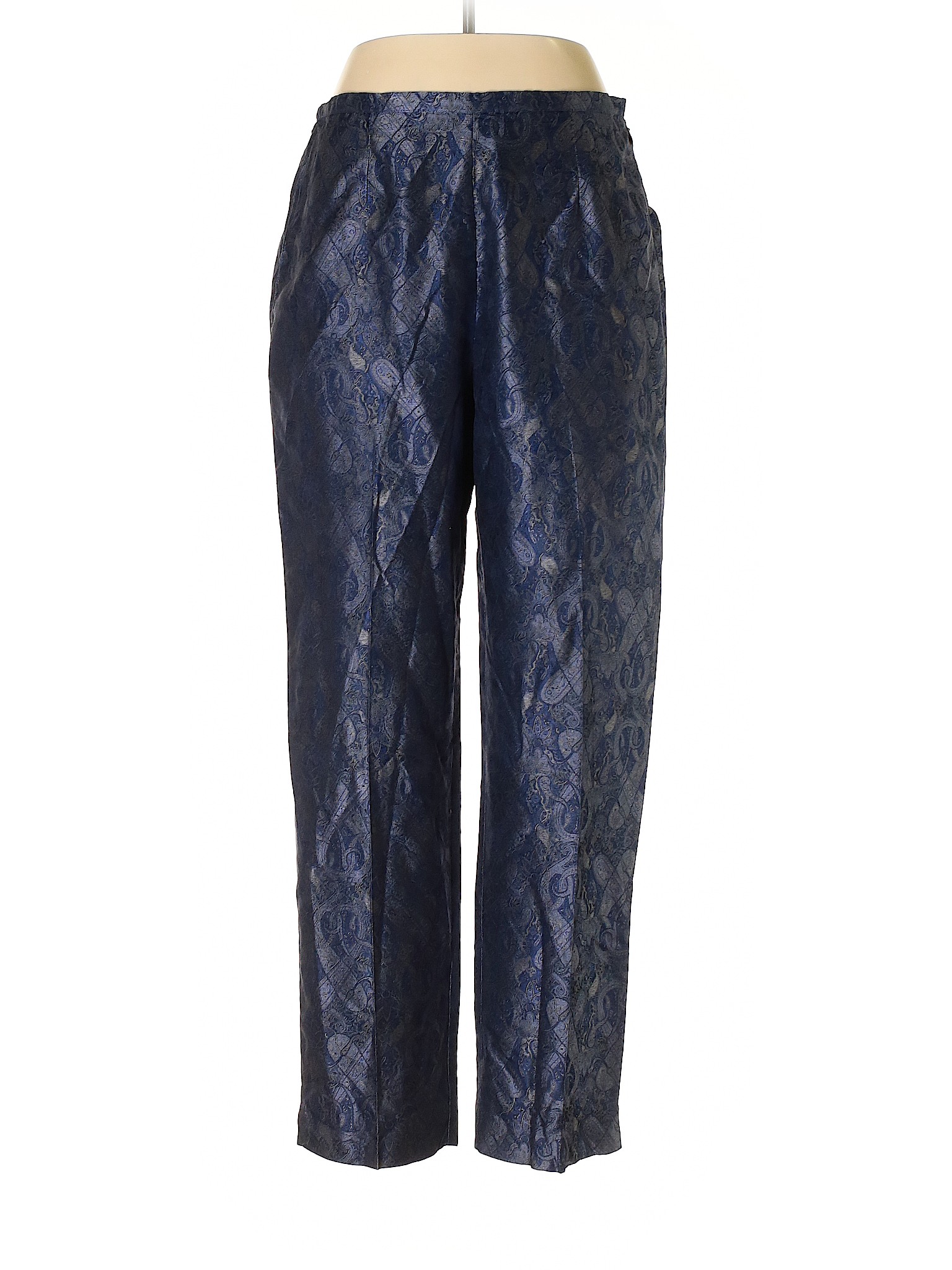 Coldwater Creek Women Blue Silk Pants L eBay