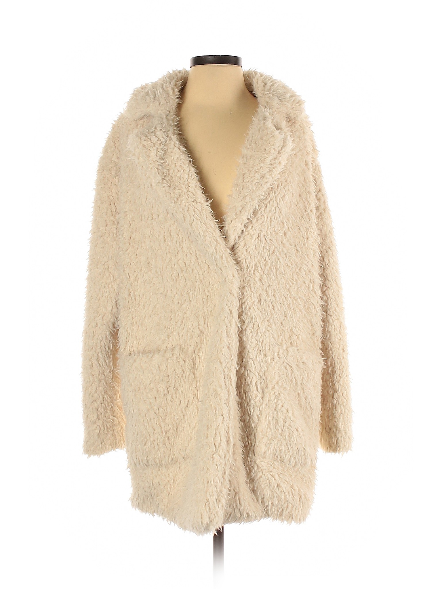 zara faux fur jacket womens