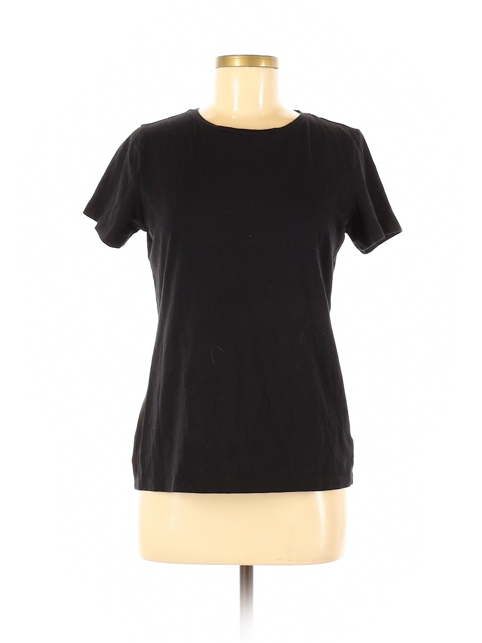 Jones New York Women Black Short Sleeve T-Shirt M | eBay