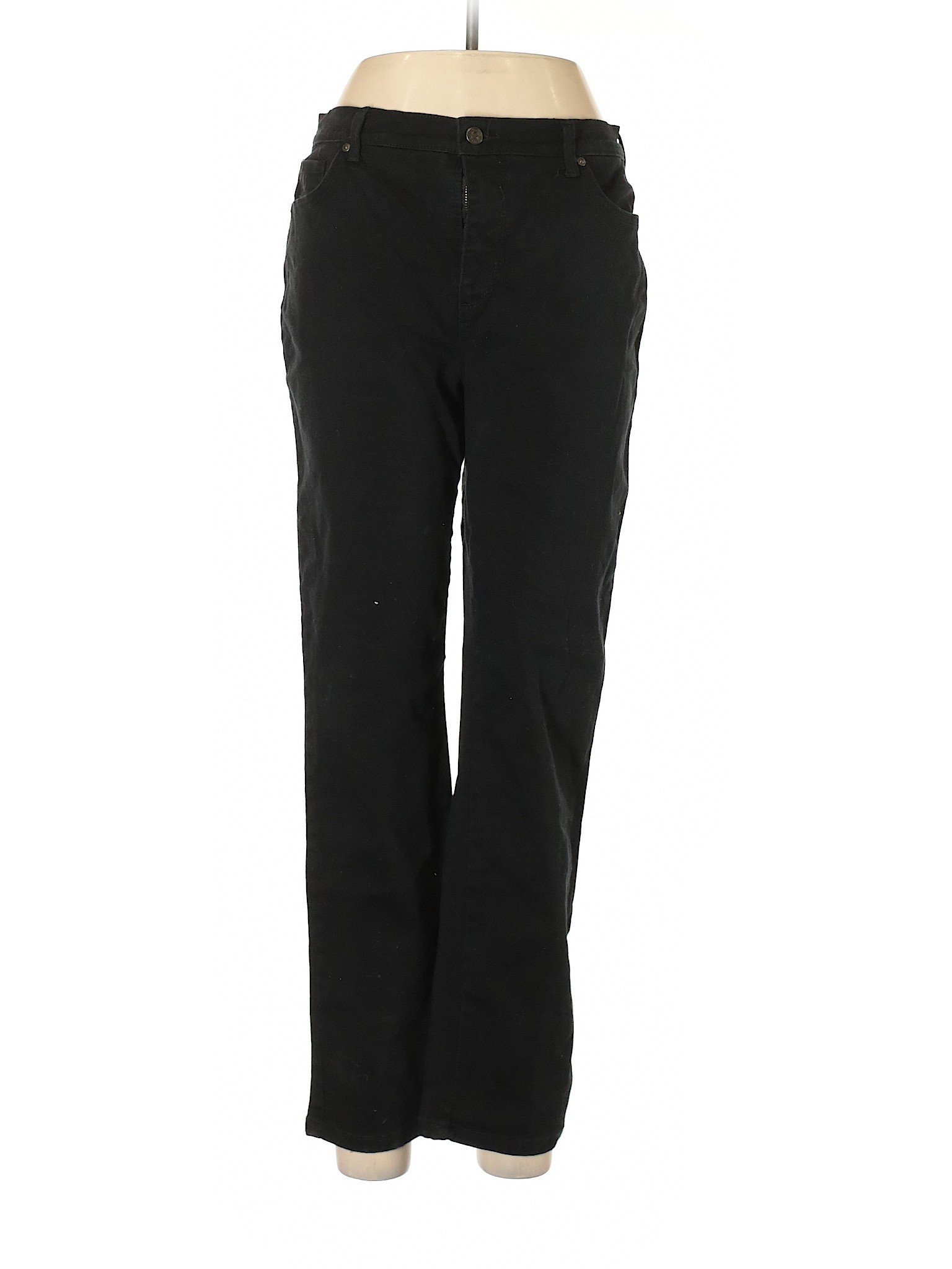 Gloria Vanderbilt Women Black Jeans 12 Petites | eBay