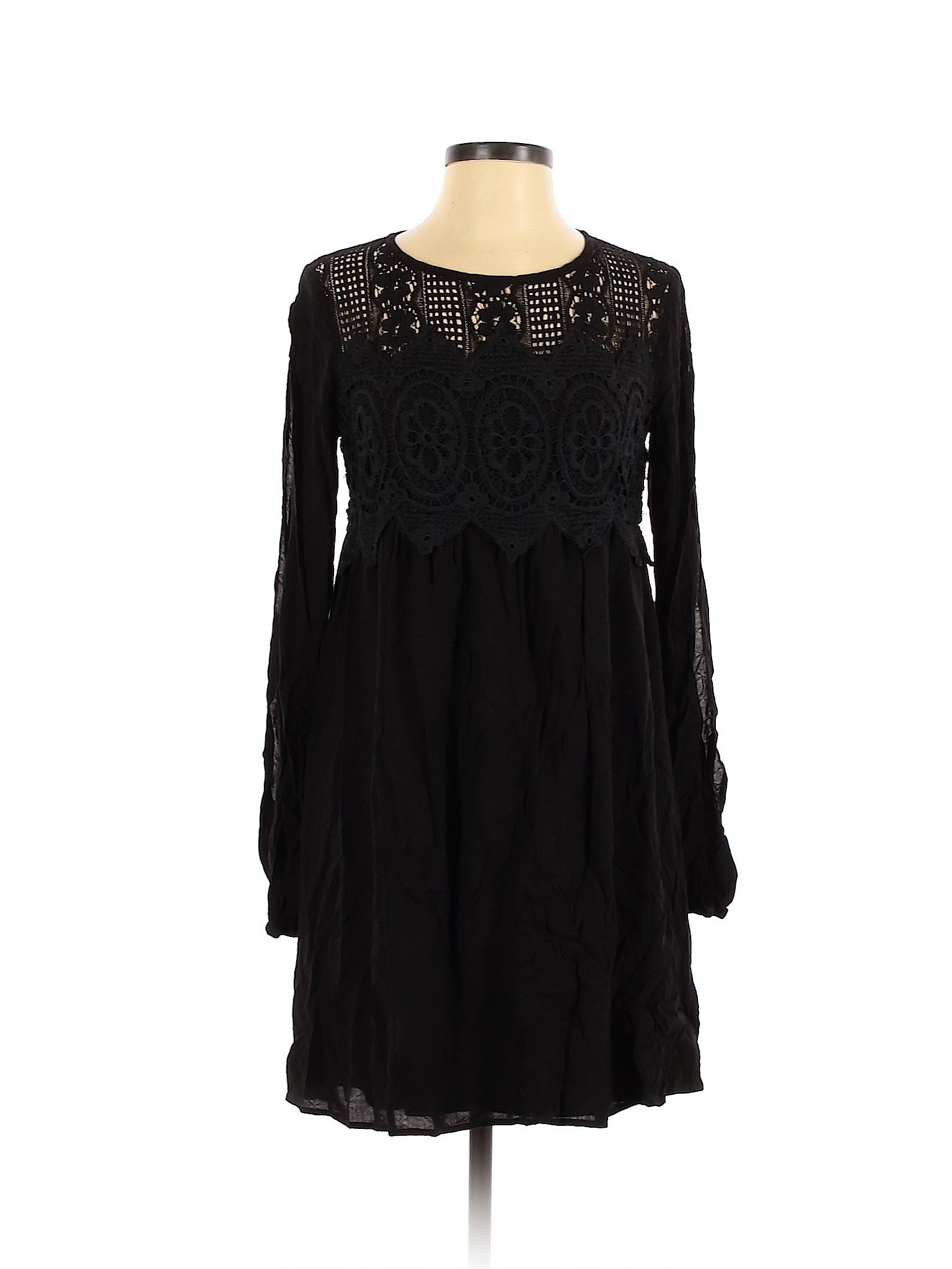 Xhilaration Women Black Casual Dress M | eBay