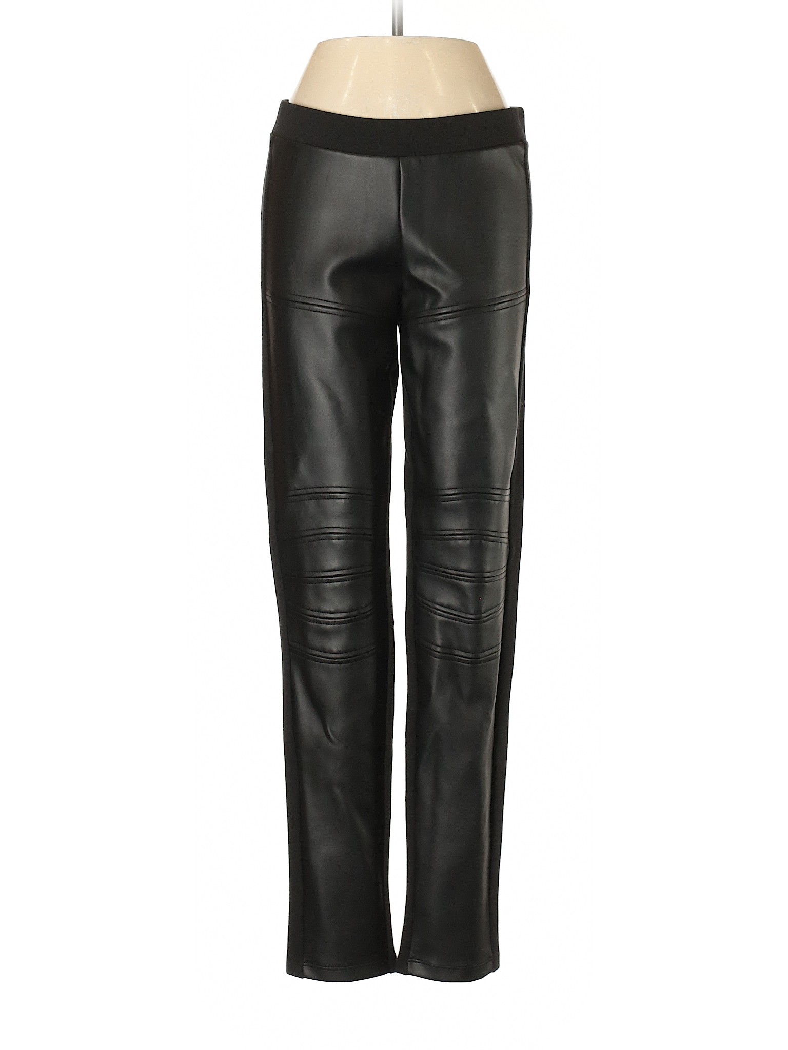 Assorted Brands Women Black Faux Leather Pants S | eBay