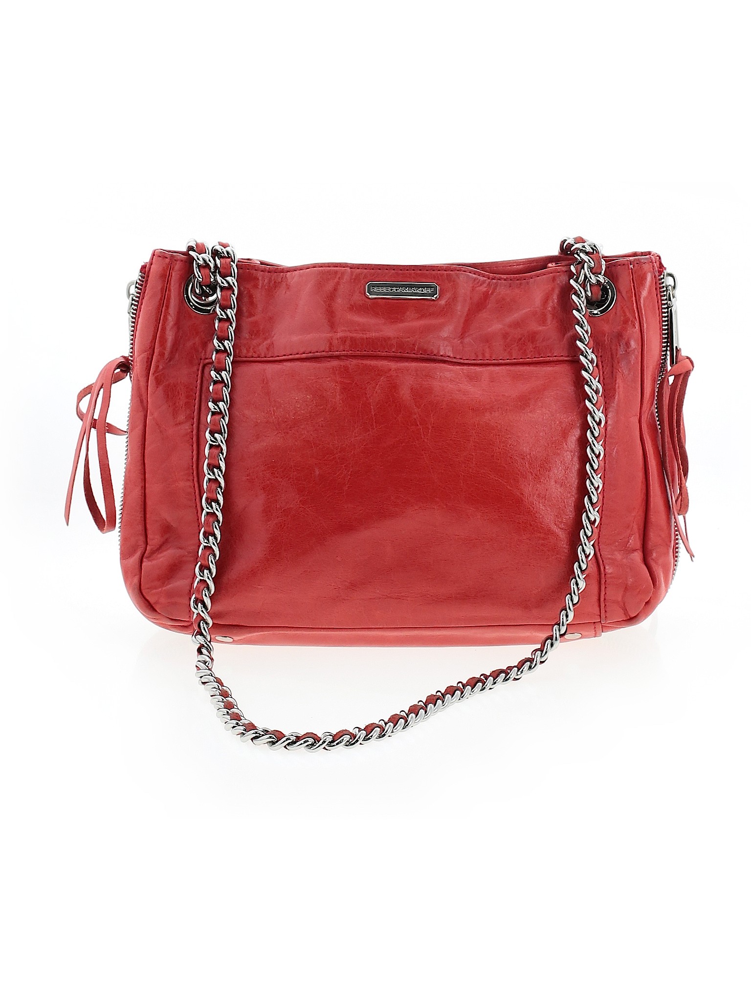 Rebecca Minkoff Women Red Leather Shoulder Bag One Size | eBay