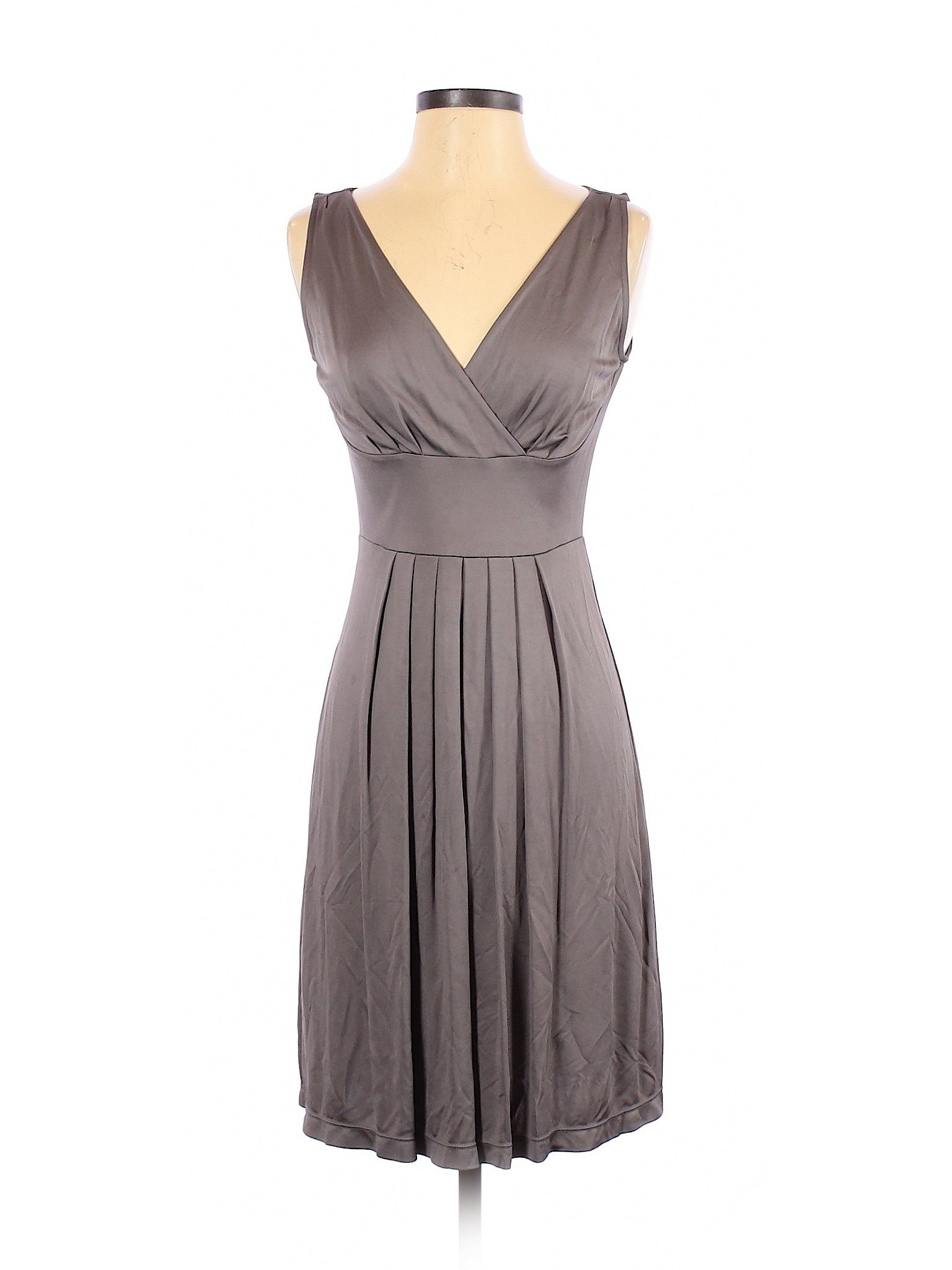 Ann Taylor Women Gray Cocktail Dress XS | eBay