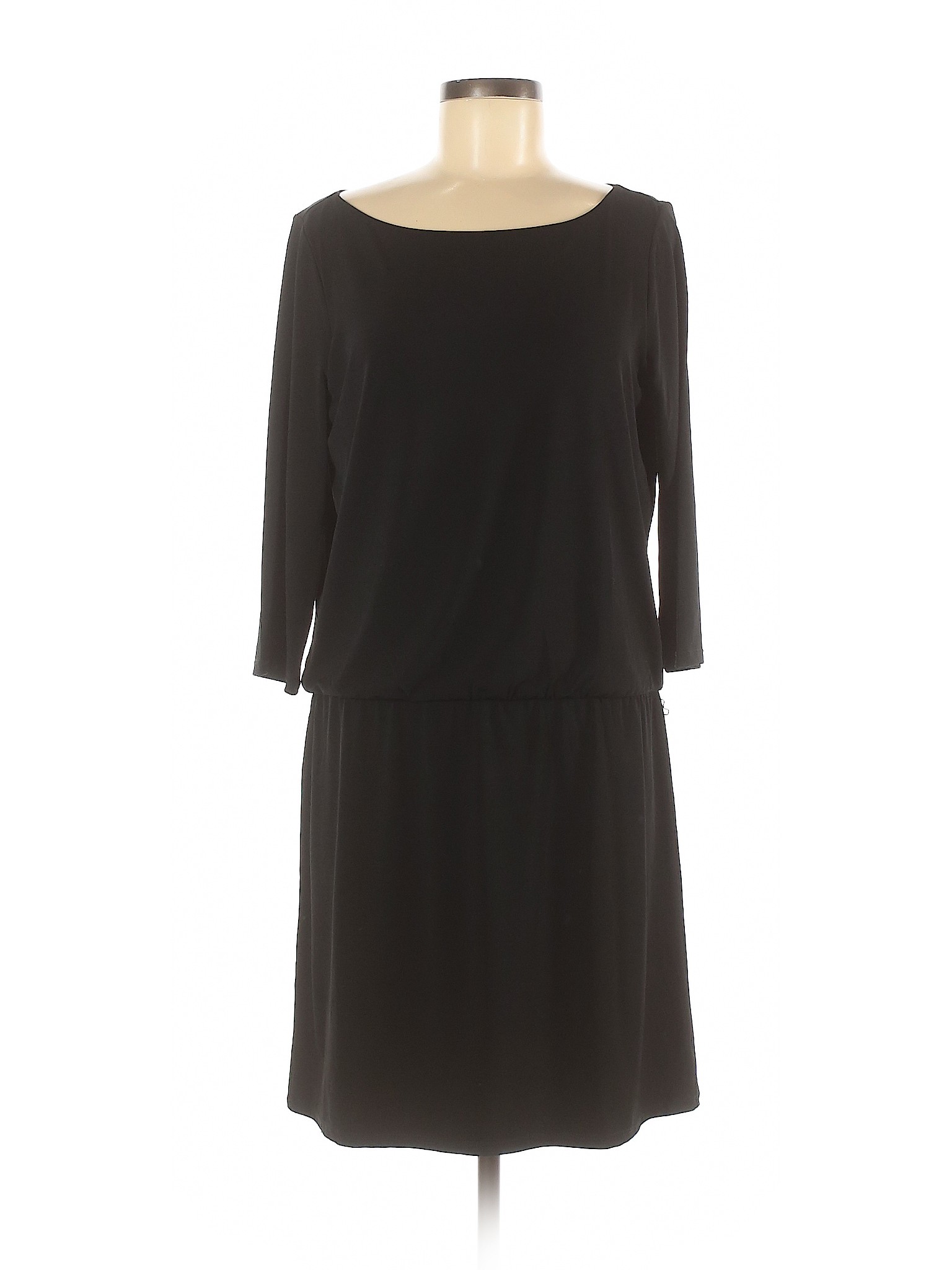 NWT White House Black Market Women Black Casual Dress M | eBay